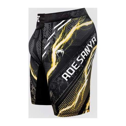 Шорты Vale Tudo UFC Adrenaline Unrivaled by Venum для мужчин, черно-золотые, Israel Adesanya