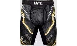 UFC Adrenaline Unrivaled by Venum Vale Tudo Short For Men's - Black/Gold - Israel Adesanya