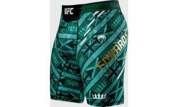Мужские шорты UFC Adrenaline Unrivaled by Venum Vale Tudo, зелёные, Leon Edwards