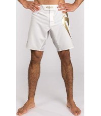Venum Light 5.0 Fight Shorts - White/Gold