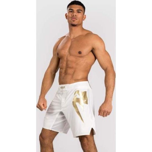 Venum Light 5.0 Fight Shorts - White/Gold