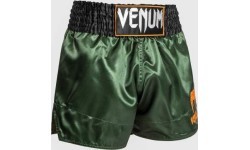 Venum Classic Muay ThaÃ¯ Short - Green/Black/Gold
