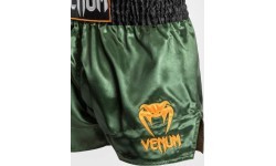 Venum Classic Muay ThaÃ¯ Short - Green/Black/Gold