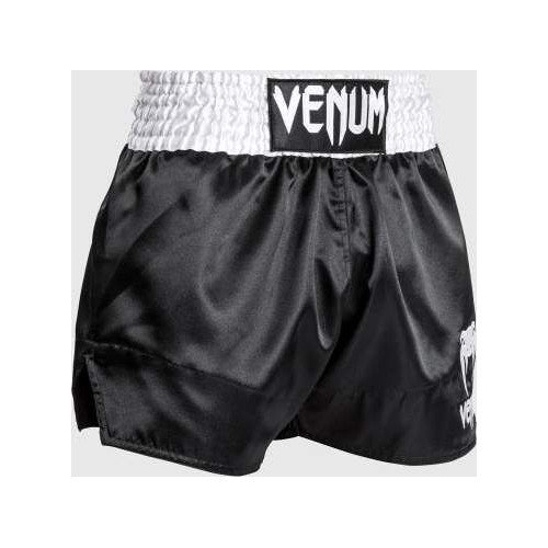Venum Classic - Muay Thai Short Black/White/White