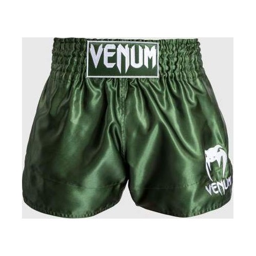 Venum Classic Muay Thai šorti Khaki/White