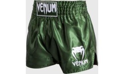 Venum Classic Muay ThaÃ¯ Short Khaki/White