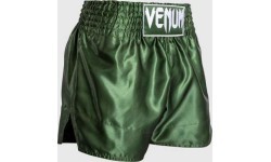 Venum Classic Muay Thai šorti Khaki/White