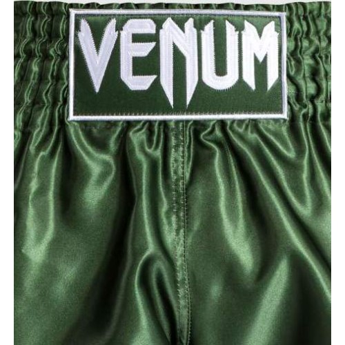 Venum Classic Muay Thai šorti Khaki/White