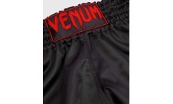 Muay Thai šorti Venum Classic - melns/sarkans