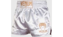 Muay Thai Shorts Venum Classic - White/Gold