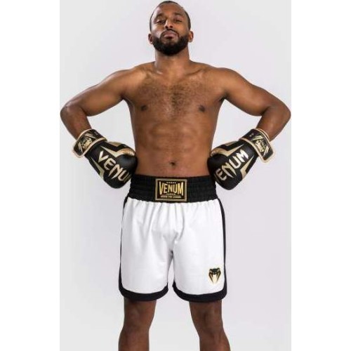 Venum Classic Boxing Shorts - White/Black