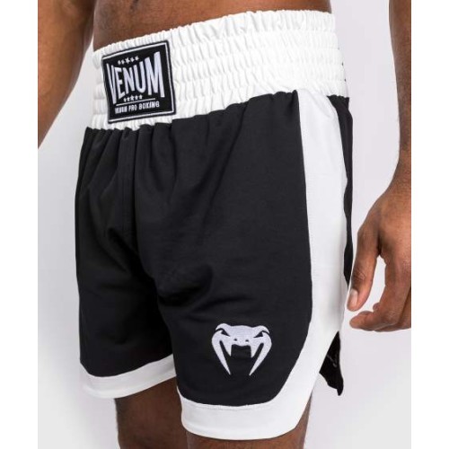 Venum Classic Boxing Shorts - Black/White