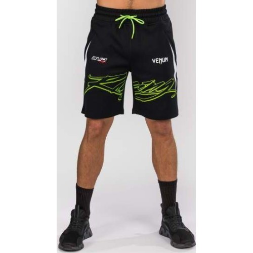 Мужские хлопковые шорты Venum x Bud Racing – чёрный/белый/зелёный