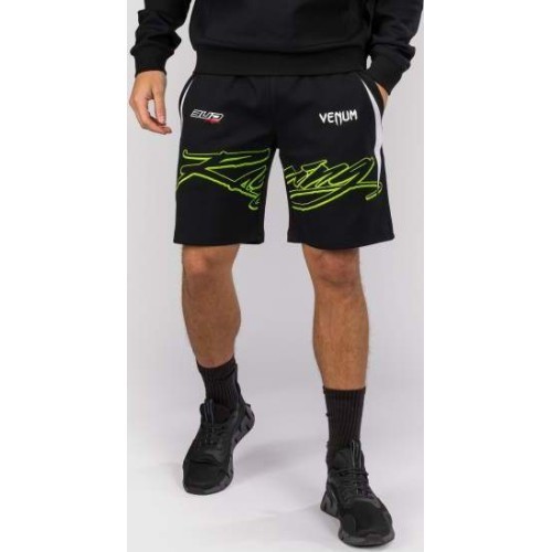 Vīriešu kokvilnas šorti Venum x Bud Racing – melni/balti/zaļi