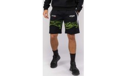 Vīriešu kokvilnas šorti Venum x Bud Racing – melni/balti/zaļi