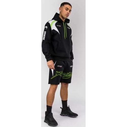 Venum x Bud Racing Men’s Cotton Shorts - Black/White/Lime Green
