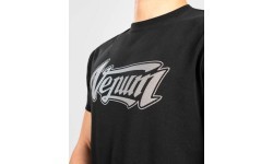 Футболка Venum Absolute 2.0, приталенный крой, черный/серебристый