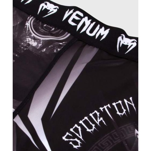 Компрессионные тайтсы Venum Gladiator 3.0, чёрно-белые