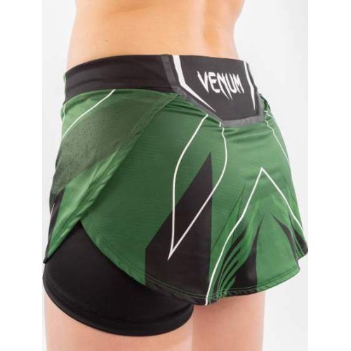 UFC Venum Authentic Fight Night sieviešu svārki-šorti, zaļi