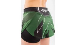 UFC Venum Authentic Fight Night sieviešu svārki-šorti, zaļi
