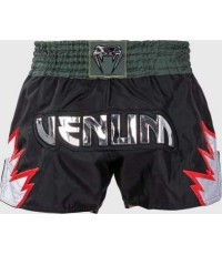 Шорты для тайского бокса Venum Inferno - Deep Black/Khaki