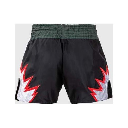 Venum Inferno Muay Thai Shorts - Deep Black/Khaki