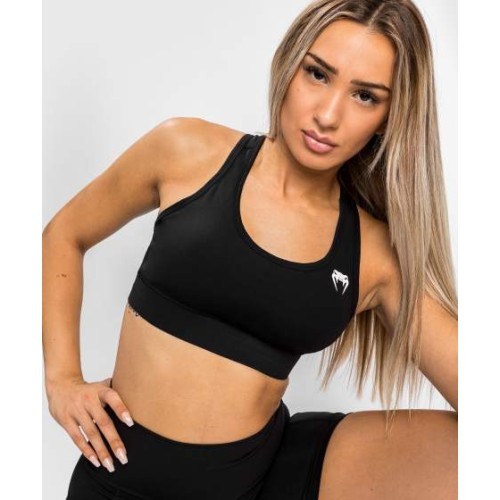 Venum Essential Medium Impact Sport Bras - Black