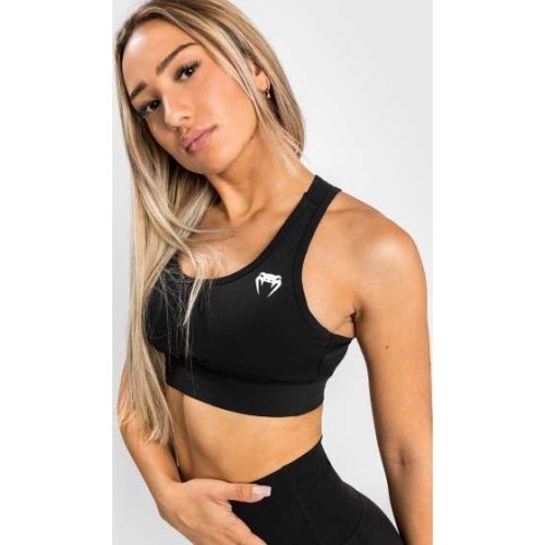 Venum Essential Medium Impact sporta krūšturi, melni