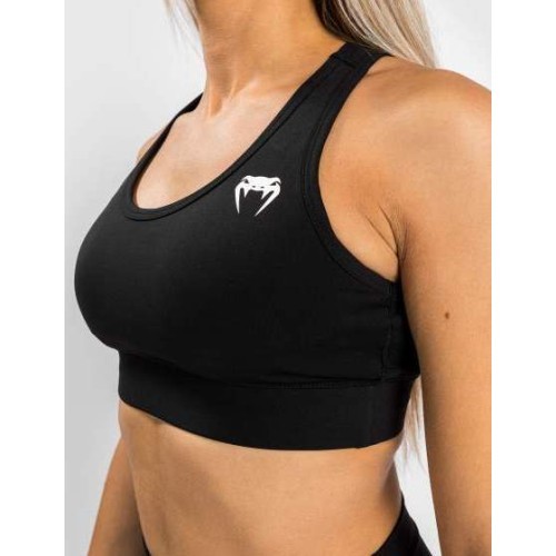 Venum Essential Medium Impact Sport Bras - Black