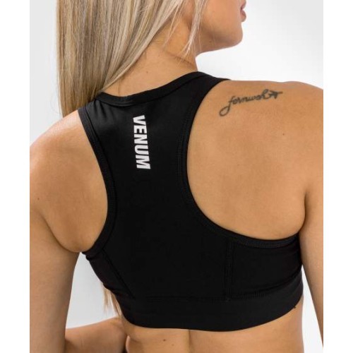 Venum Essential Medium Impact sporta krūšturi, melni