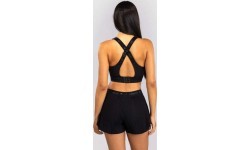 Venum Essential X sieviešu sporta krūšturis, melns