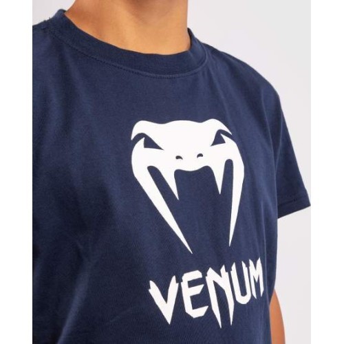 Футболка Venum Classic для детей, тёмно-синяя