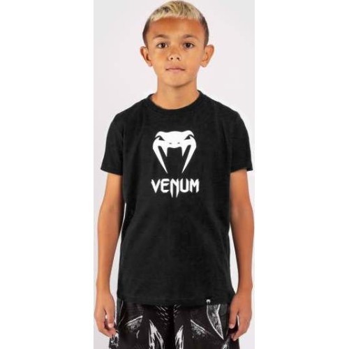 Футболка Venum Classic для детей, чёрная