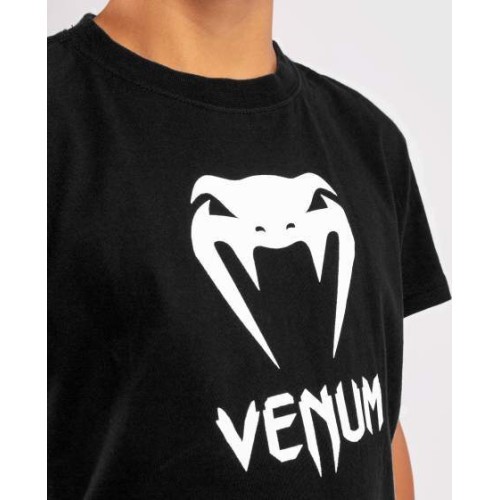 Футболка Venum Classic для детей, чёрная
