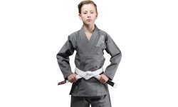 Venum Contender Kids BJJ Gi (Free white belt included) - Grey