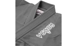 Кимоно BJJ Venum Contender Kids с белым поясом, серое