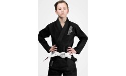 Детское кимоно BJJ Venum Contender (белый пояс в комплекте) – чёрное