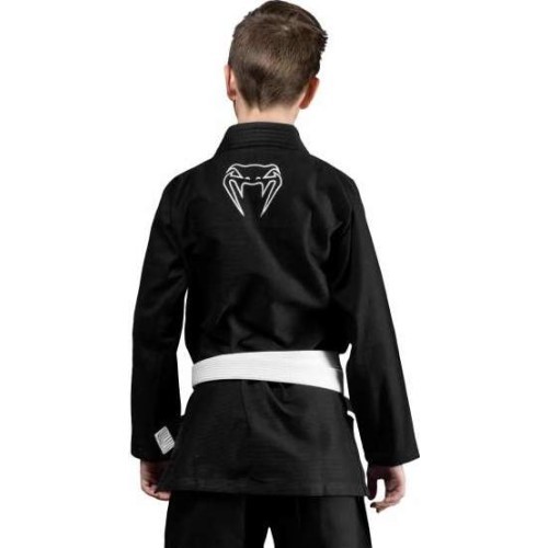 Venum Contender bērnu BJJ kimono (ar bezmaksas baltu jostu) – melns