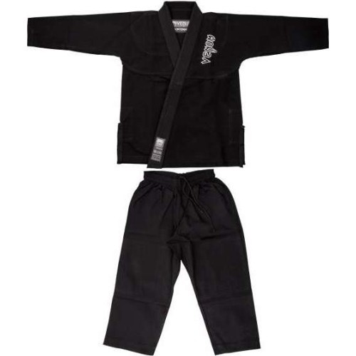 Venum Contender bērnu BJJ kimono (ar bezmaksas baltu jostu) – melns