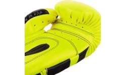 Bērnu boksa cimdi Venum Elite - Exclusive - fluorescējoši dzelteni