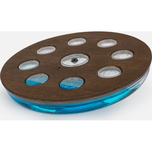 Balance Board with Water NOHrD Eau-Me Board Walnut