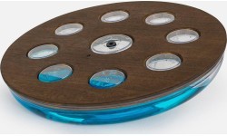 Balance Board with Water NOHrD Eau-Me Board Walnut