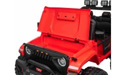 Elektromobilis Extreme Sport 4x4, sarkans, divvietīgs