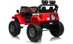 Elektromobilis Extreme Sport 4x4, sarkans, divvietīgs