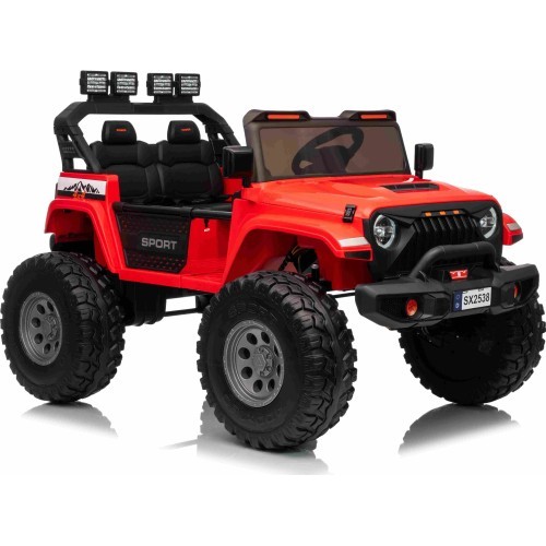 Электромобиль Extreme Sport 4x4, красный, двухместный
