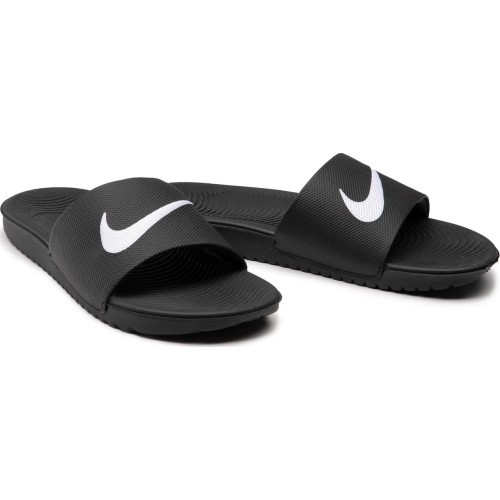 Nike čības pusaudžiem Kawa Slide Black 819352 001