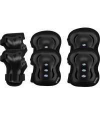 Детский комплект защиты для коленей, запястий и локтей Spokey Shield