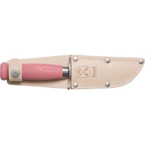 Нож Morakniv Scout 39 Safe из нержавеющей стали, розовый
