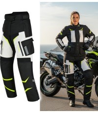 Women’s Motorcycle Pants W-TEC Warao Lady - Black-Blue