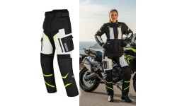 Женские мотоциклетные брюки W-TEC Warao Lady - Black/Blue